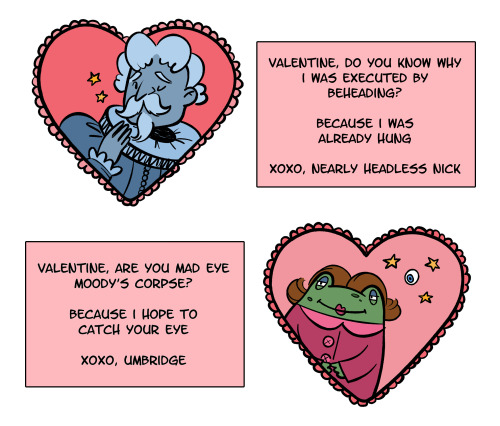 severusish:Ummmm Happy Valentine’s everyone, Snape would hate it but these cards are amazing.