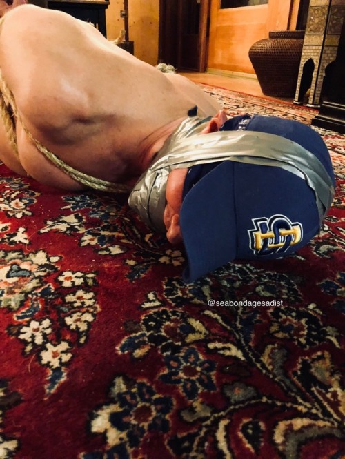 seabondagesadist:I decided that @codyinperil needed a gag. And I wanted an very effective gag for hi