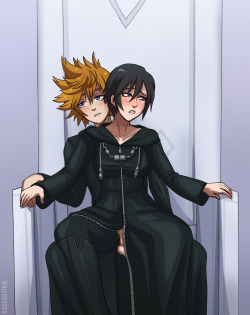 deareditorr:  Kinky reunion! Here’s another commission I did of Kingdom Hearts. Support me on Patreon! https://www.patreon.com/DearEditor 