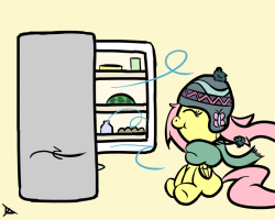 cocoa-bean-loves-fluttershy:  Take That, Summer! by DoggonePony  :3