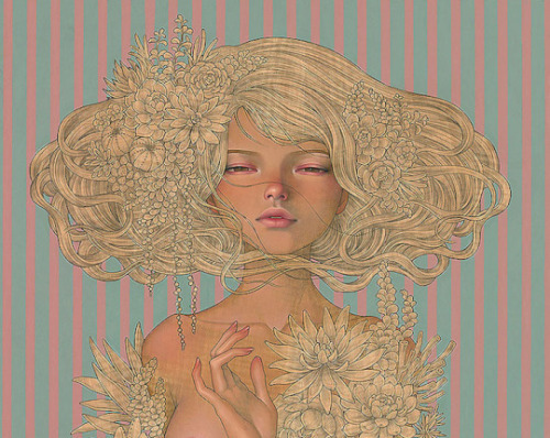 artsnskills: Surreal Paintings on Wood by Audrey Kawasaki Los Angeles based artist Audrey Kawasaki d