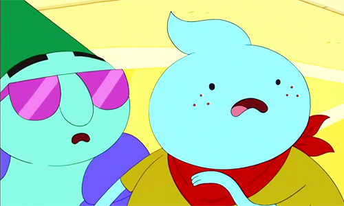 pantsareunwelcome:  adventure time taught me how to deal with people who ask dumb questions 