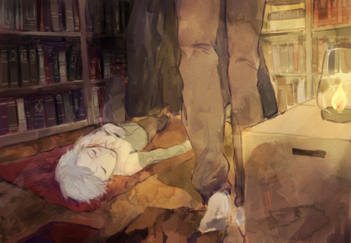 moondrop:  おねむ | とまこ [pixiv] ID:38117424 sleepy 