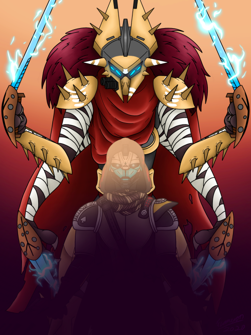 Mithrax And Cayde-6, This Has Taken Months To Do.