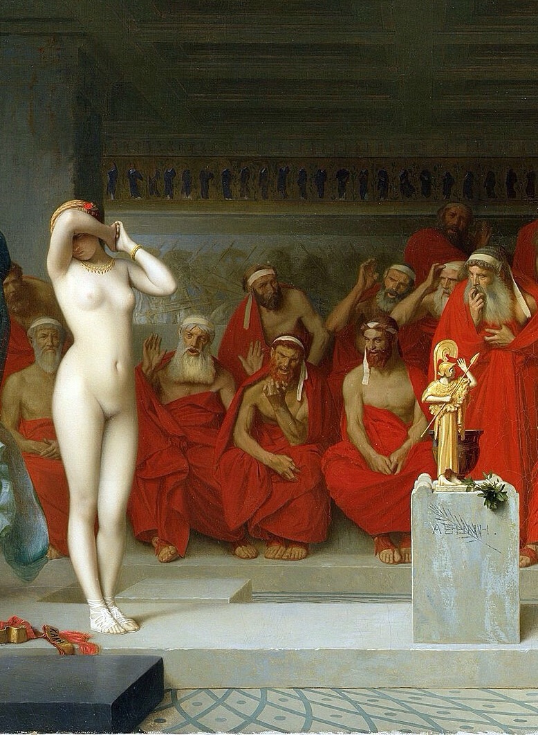 tierradentro:  “Phryne Revealed Before the Areopagus&ldquo; (detail), 1861,
