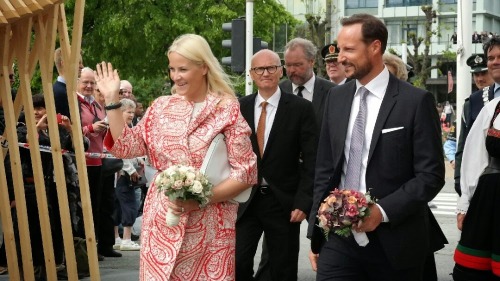 keepingupwiththeroyals:  Crown Prince Haakon and Crown Princess Mette Marit  attended the openi