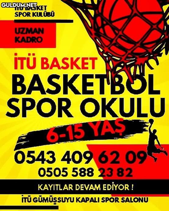 🏀İtü Basket Basketbol Spor...