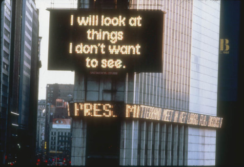 cavetocanvas:
Guerrilla Girls, Untitled (for Messages to the Public), 1990Courtesy: Jane Dickson PublicArtFund.org  