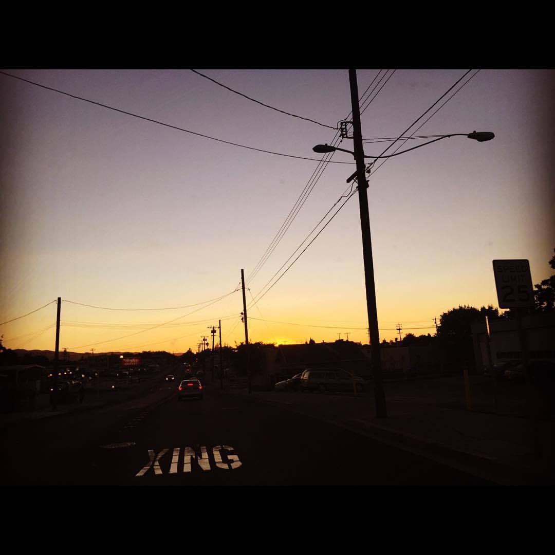 Sunset in the ghetto