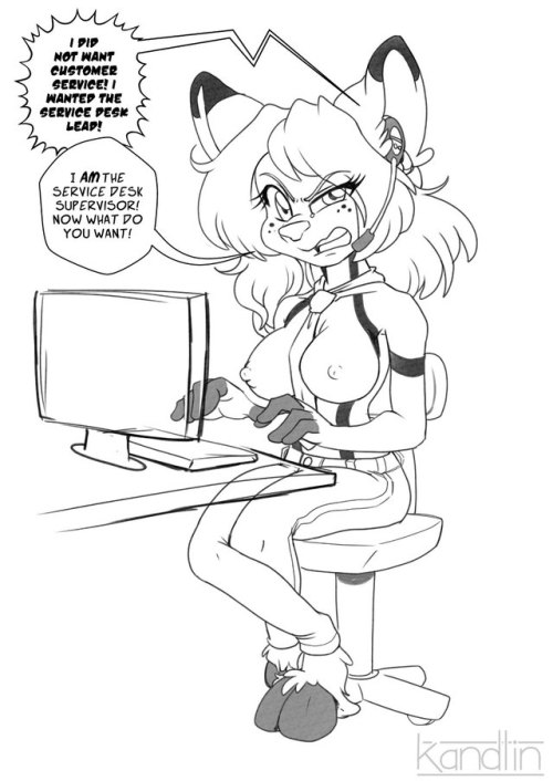 Sex Service without a smileSketch Stream Commission pictures