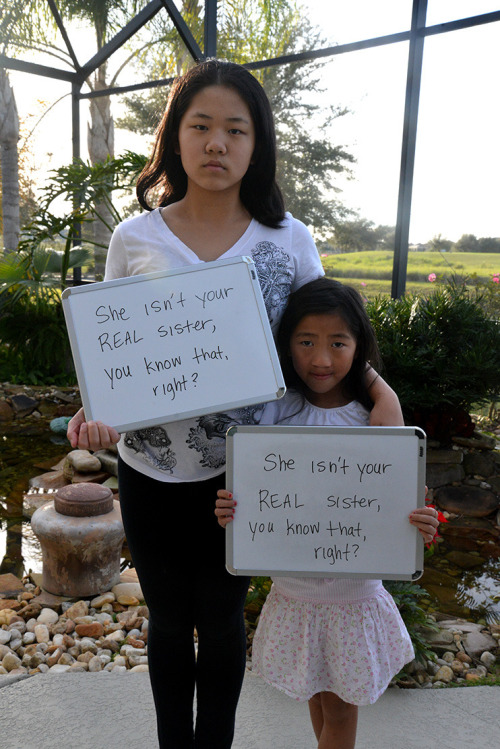 seraphica:Kim Kelley-Wagner has two daughters who were adopted from China. In everyday life, they ha