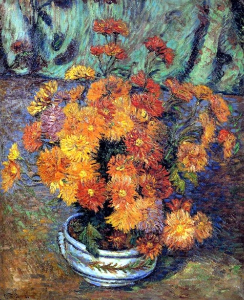 Vase De Chrysanthemes, Armand Guillaumin