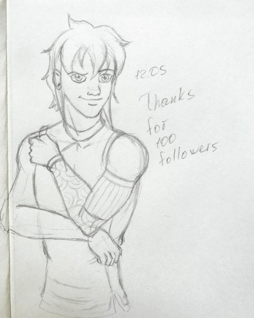 Thanks for followers. You are the best!! In this case I drew my own OC) When I finish my study in Ju