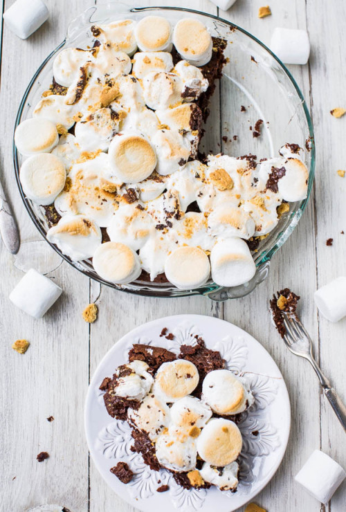 lets-just-eat: Smores Brownie Pie