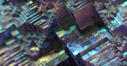 iolaria:  Bismuth Crystals Made in Mandelbulb! adult photos