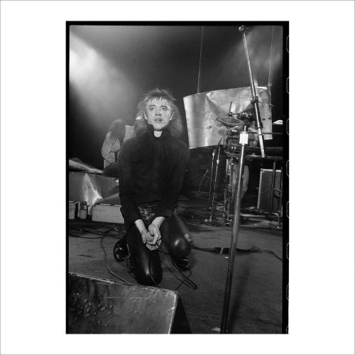 Blixa Bargeld of Einstürzende Neubauten, NYC, March 1985Photo by Wolfgang Wesener