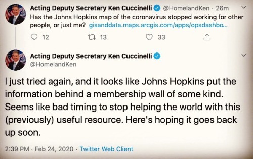 The acting deputy secretary of homeland security