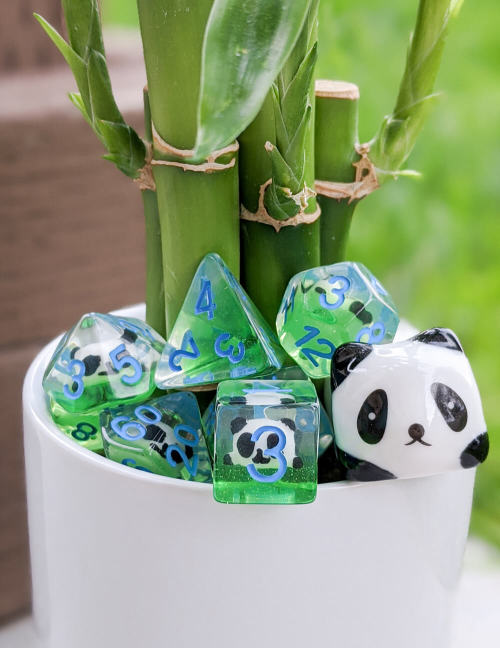 +1 for cuteness :) Panda Bear dice are now available.