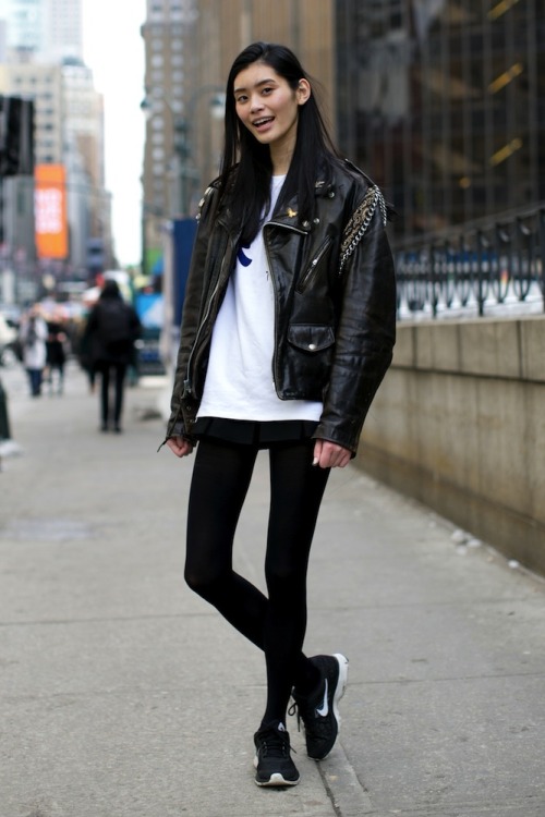 UPDATE: NYFW STREET STYLEModel: Ming Xi