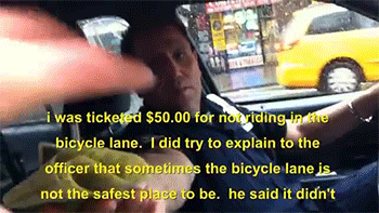 changelingsrule:  gjallarfox:  futurecatladies:  quiet–batpeople:  pincoshen:  nopizza: He committed to how pissed off he was I love how petty this is   I hope he brought the video to traffic court to contest the ticket lol  I love the poetry that this