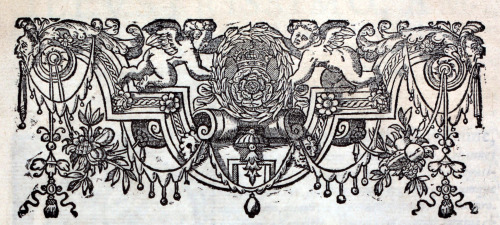 Attractive illustration from the title page of a late 16th century New Testament printed in London i
