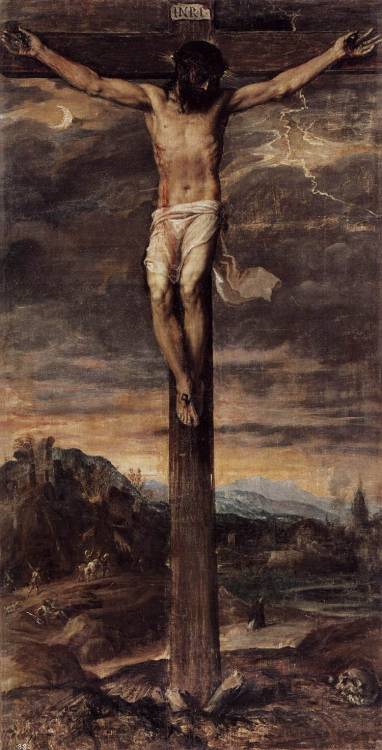Crucifixion, 1555, TitianMedium: oil,canvas