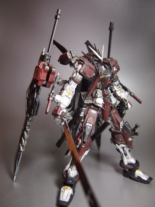 Five amazing gundam astray custom of the day : 1. Astray - Optimus Prime Custom Build, ~by Paga