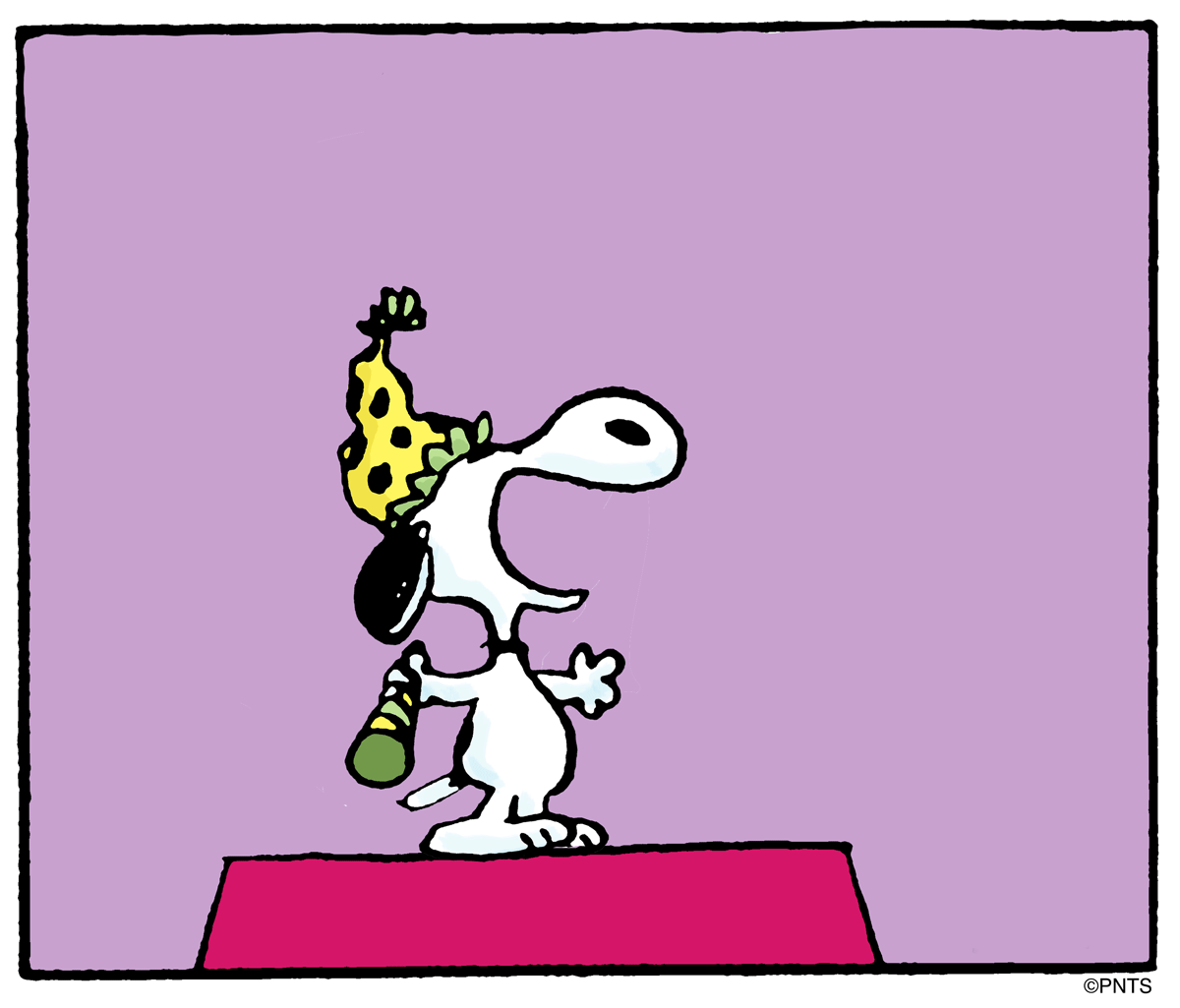 Snoopy And Woodstock Happy New Year