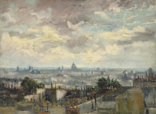 cinque-del-mattino:View of Paris, 1886 | Vincent van Goghvia fleurdulys
