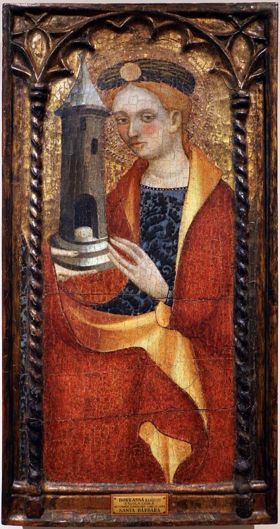 Saint Barbara by Lluis Borrassá, (born c. 1360s or 1370s-died 1420s) Catalonia