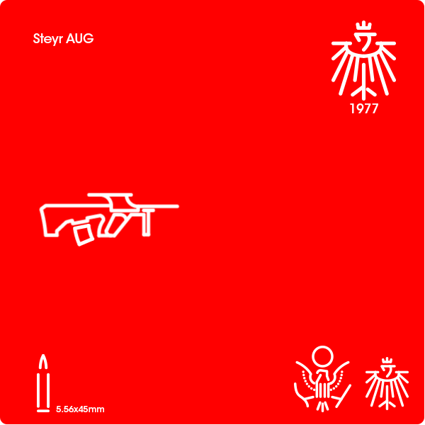mjmoss:  moarrrmagazine:  Iconic Firearms of 20th Century - M. Rasoulipour  Shame