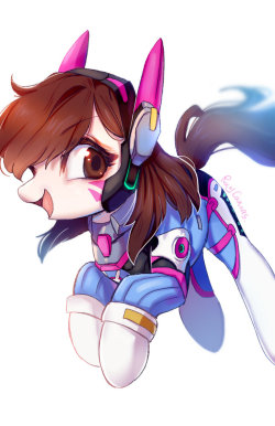 mlpfim-fanart:  Love D.VA by RosyCanvas 