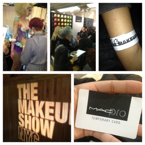 Recap of my day. Went to The Makeup Show #themakeupshownyc and got my pro discount thru MAC and watc