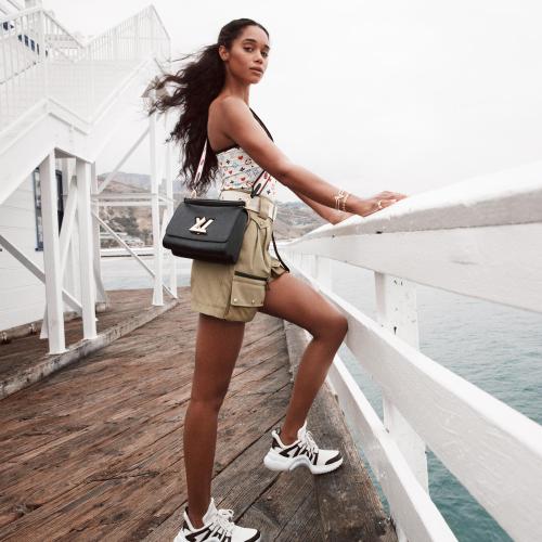 wandering-songstress:Laura Harrier for Louis Vuitton S/S 2021