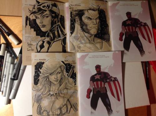 A hundred sketches for Comics Zone.In an effort to help the my  friends at Comics Zone,(Lyon), 