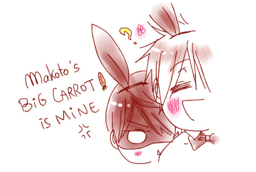 racyue:  Bunny Makoto is so sexy but Bunny Haru doesn’t look very happy, I wonder why XDFree! special event is today !!!