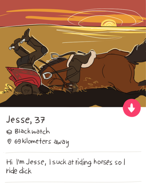 horsecore:jesses canon tinder profile from here
