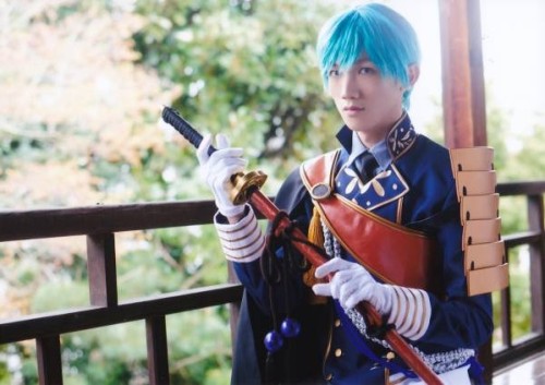 aokinsight:[ TOUKEN RANBU Stageplay Bromide ]Someya Toshiyuki as Tsurumaru Kuninaga Hirose Daisu