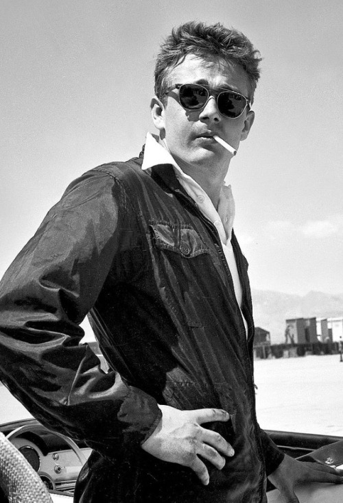 James Dean at a race in Palm Springs, March 26 1955. Exactly 60 years ago.