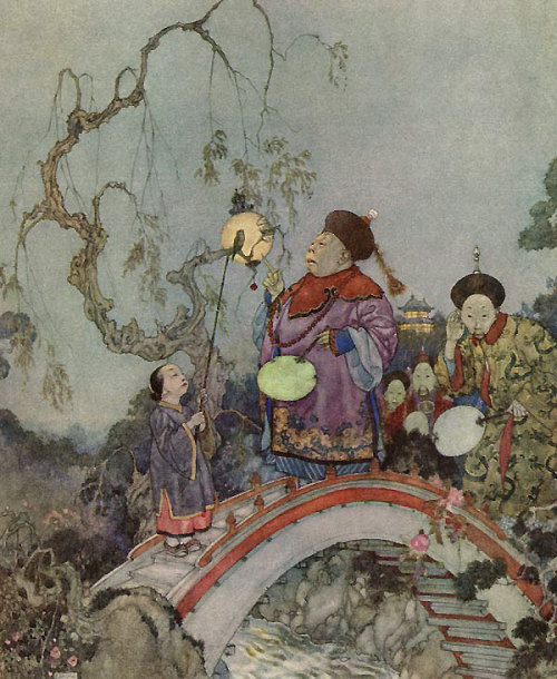 The Gentleman-in-Waiting - The Nightingale, Edmund Dulac