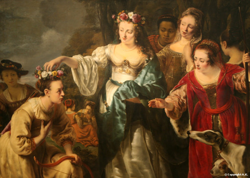 &ldquo;The crowning of Mirtillo&rdquo; by Ferdinand Bol, 1650