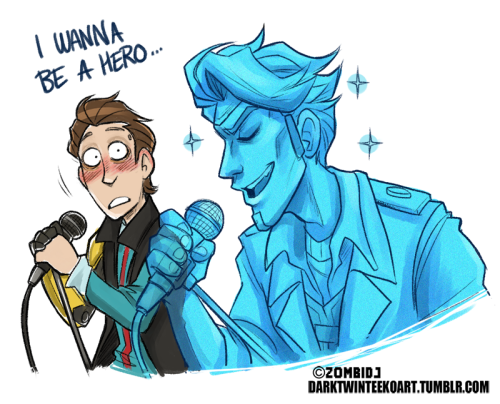 darktwinteekoart: [I blame entirely on this song]For me it would be canon that Handsome Jack would b