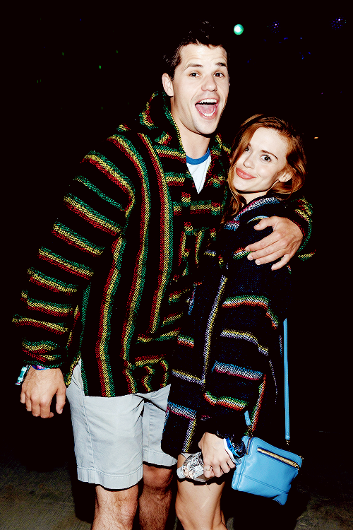 Max Carver and Holland Roden attend the Neon Carnival with PacSun, ‘Dope the Movie and Tequila