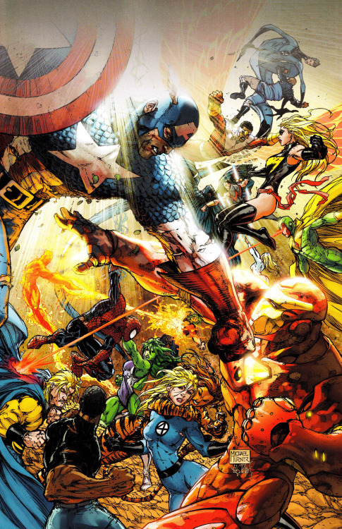 comicbookvault:   CIVIL WAR #7 variant by Michael Turner  