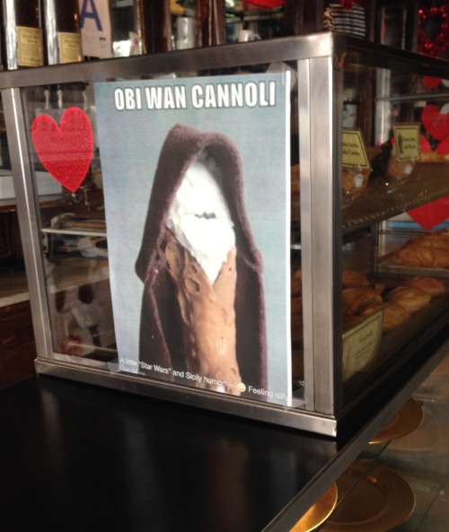 From Caffe Roma in Little Italy in Manhattan.