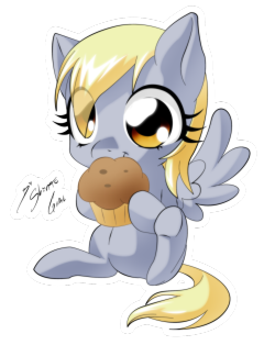 elrincondelpony:  Chibi Derpy by Shinta-Girl