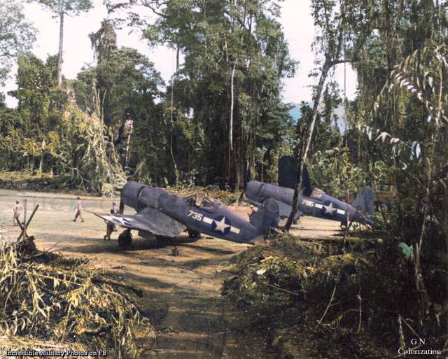 planesawesome:F4U-1A Corsair VMF-216, 1944 One of the best WW2 aircraft, certainly one of the best fighters! 