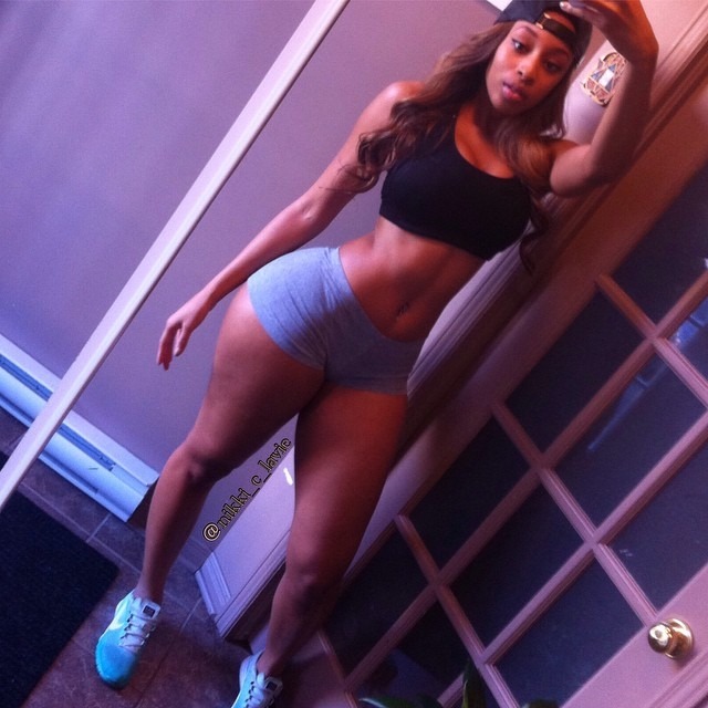 slim-n-wide:  Nekisha Taneil Those legs! That ass! Dayum! Follow “Small Waist Curves”