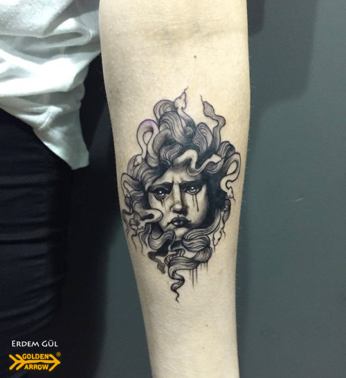 fuckyeahtattoos: Tattoo Artist: Erdem Gül Golden Arrow Tattoo, İstanbul/ Turkey İnstagram