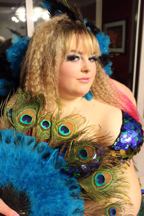 pardonmewhileipanic:  Just me and Awfullydull being super babes for a Mardi Gras party, nbd all sequins on bra and bottoms was done BY HAND by the amazing Awfullydull <3  High-waisted bottoms made  by ChubbyCartwheels.com  